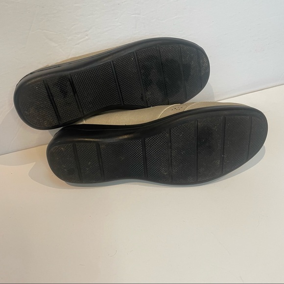 Casey Street Tan Cream Slip On Patterned Sandals - Picture 6 of 7